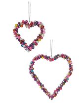 HAR Beaded Heart Ornament