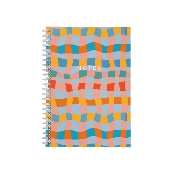 MLLW Wavy Checkerboard Notebook -  - Office & Stationery - Feliz Modern