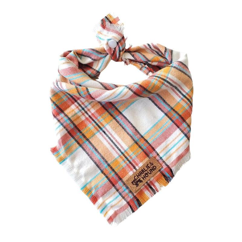 CATH Orange Checkered Dog Bandana -  - Pets - Feliz Modern
