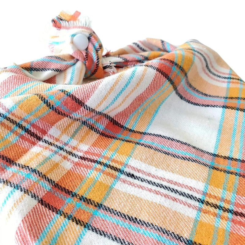 CATH Orange Checkered Dog Bandana -  - Pets - Feliz Modern