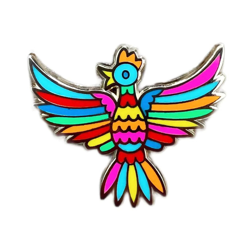 NAT Otomi Bird Pin -  - Pins & Patches - Feliz Modern