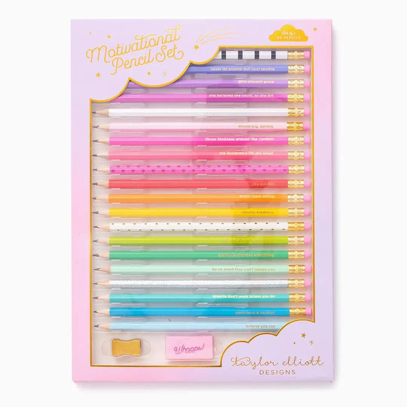 TED Motivational Pencil Set -  - Office & Stationery - Feliz Modern