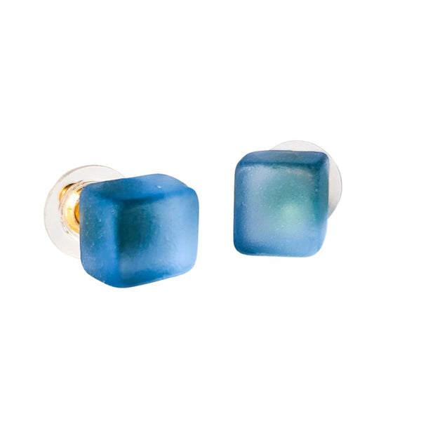 SGRJ Periwinkle Cube Earrings -  - Earrings - Feliz Modern