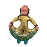 AAES Folklorico Dancer Ornament - Gold (style 1) - Decor Objects - Feliz Modern