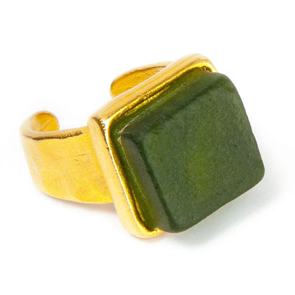 SGRJ Pine Green Ring - - Accessory - Feliz Modern