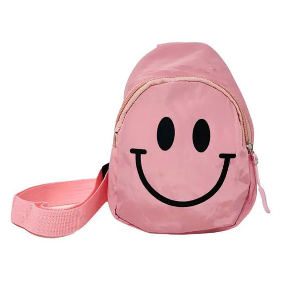 RUBS* Pink Smiley Crossbody Bag -  - Bags - Feliz Modern