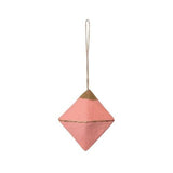 CCO Paper Mache Geometric Ornaments - Pink - Christmas - Feliz Modern