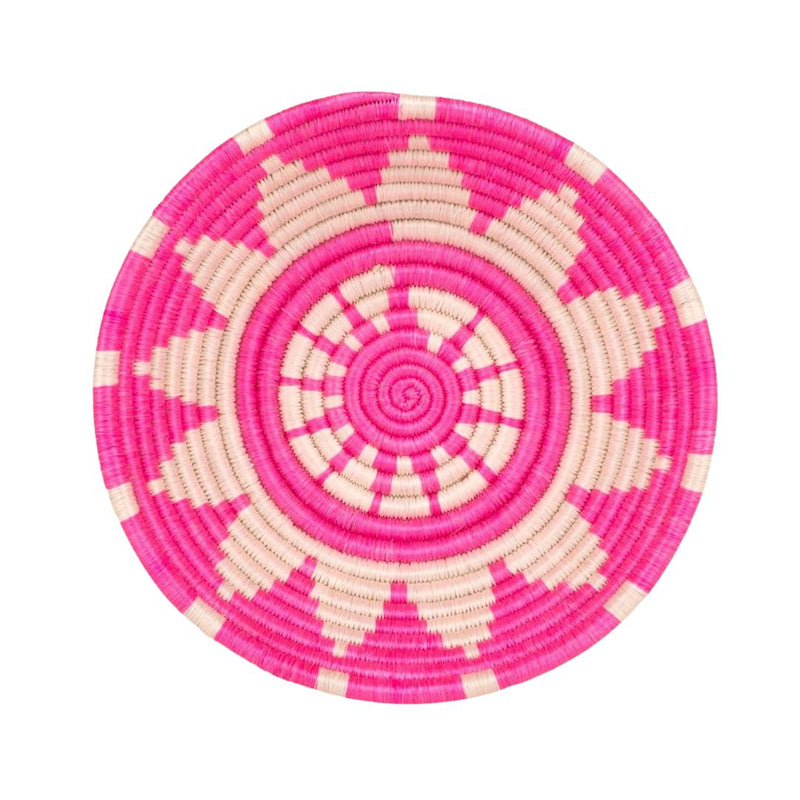 KZI Pink Woven Bowl -  - Serveware - Feliz Modern