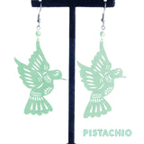 XOC Papel Picado Dove Earrings - Pistachio - Earrings - Feliz Modern