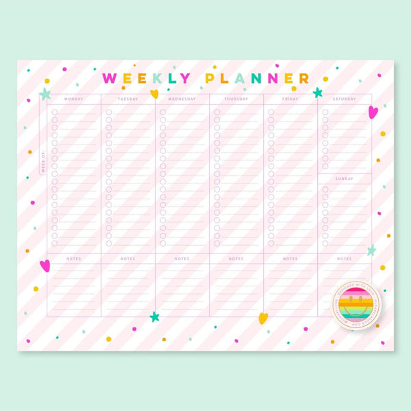 CLRL Happy Face Weekly Planner -  - Office & Stationery - Feliz Modern