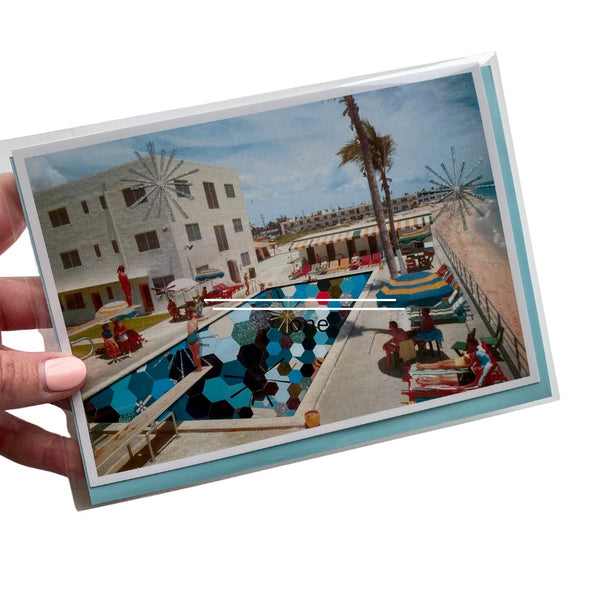 KO Plunge Pool (Miami Beach) Print - 5" x 7" Greeting Card - Art - Feliz Modern