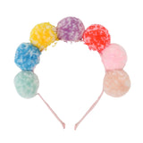 MM Rainbow Pompom Headband -  - Hair Accessories - Feliz Modern