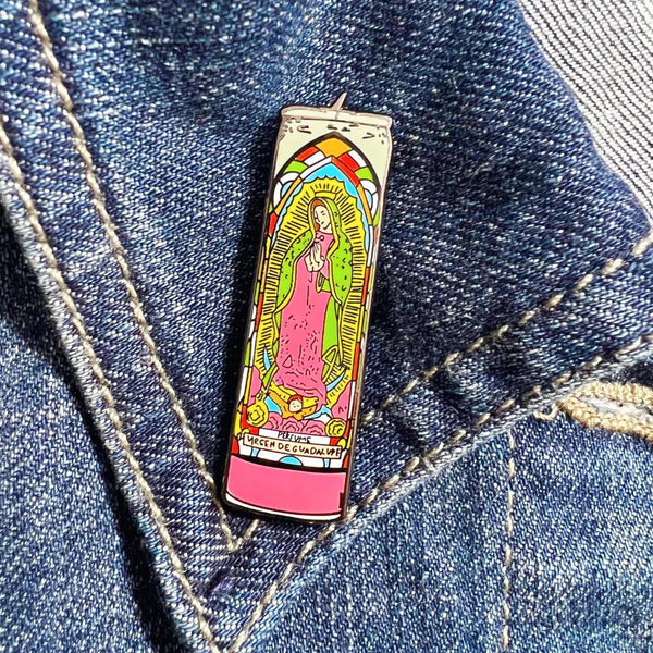 NAT Prayer Candle Pin -  - Pins & Patches - Feliz Modern