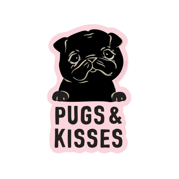 LLP Pugs & Kisses Sticker