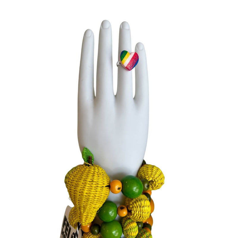 PCI Rainbow Heart Ring -  - Babies & Kids - Feliz Modern