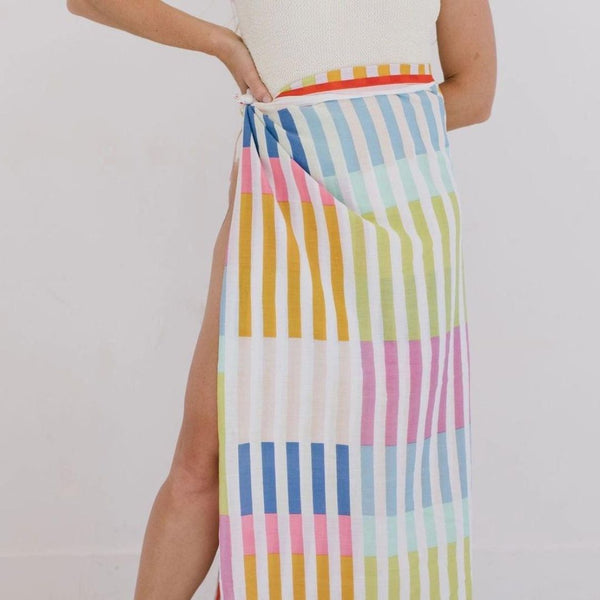 SST Rainbow Stripe Sarong -  - Clothing - Feliz Modern