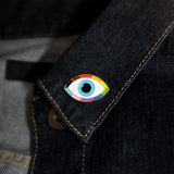 BCDS Rainbow Evil Eye Pin -  - Pins & Patches - Feliz Modern