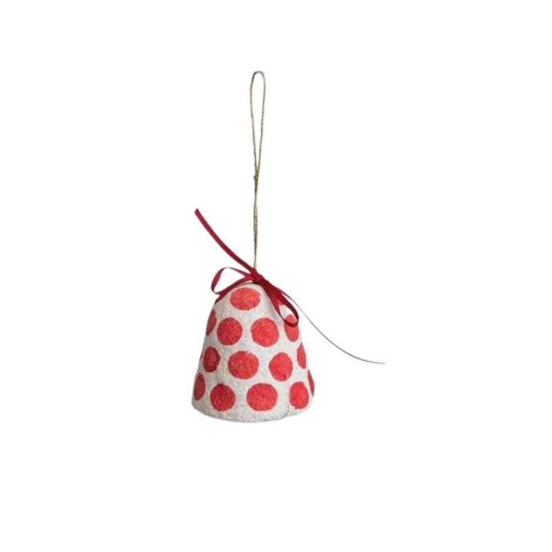 CCO* Festive Bell Ornaments - Red Bell - Christmas - Feliz Modern