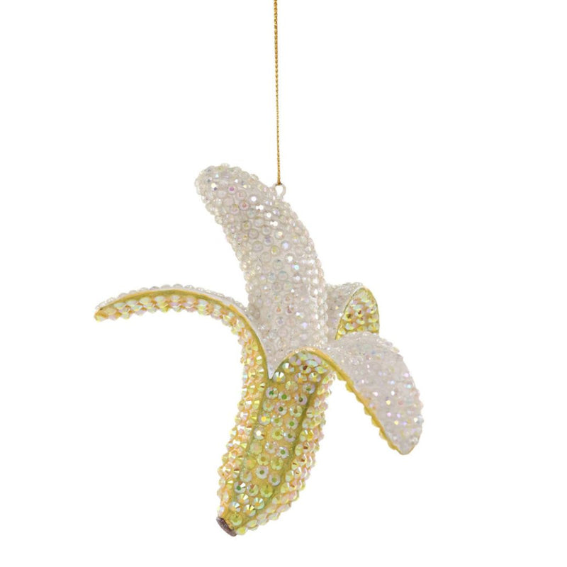 CFC Rhinestone Banana Ornament -  - Christmas - Feliz Modern
