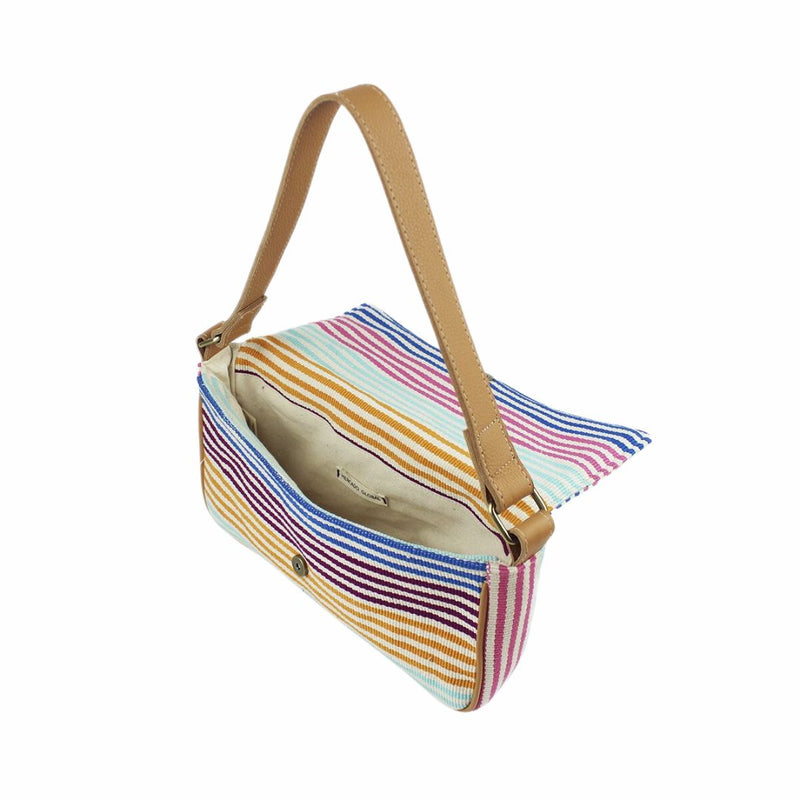 MOGL Serape Stripe Baguette Bag -  - Bags - Feliz Modern