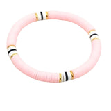 TAC Color Block Bracelets - Pink - Bracelets - Feliz Modern