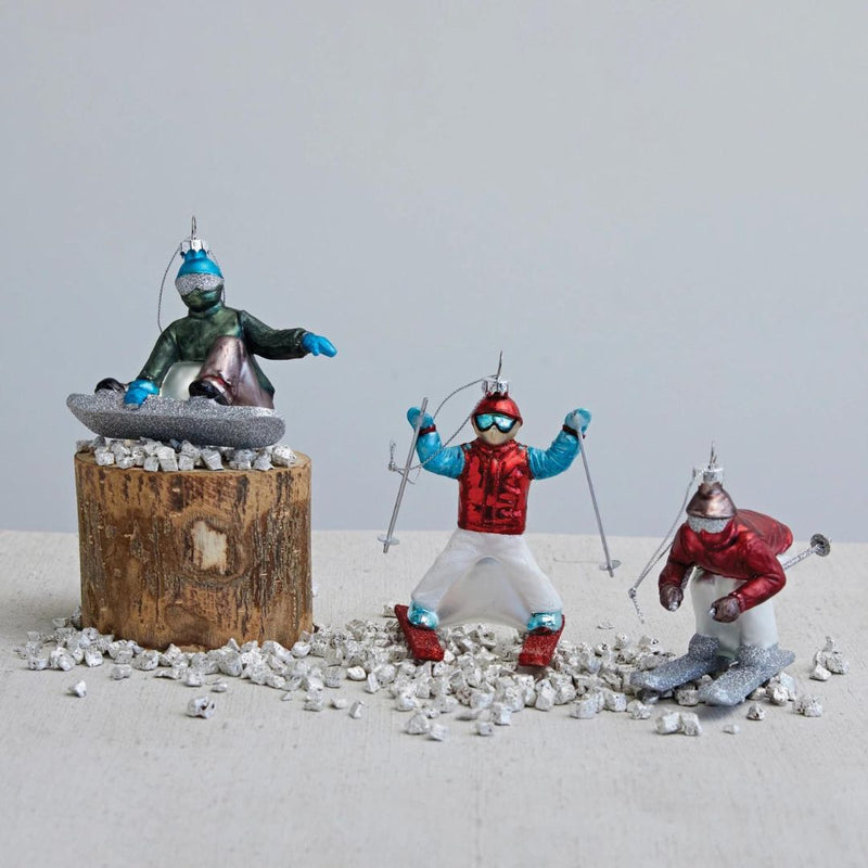 CCO Skier Ornament -  - Christmas - Feliz Modern
