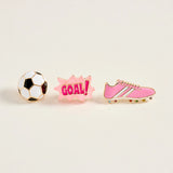 *SBCP Soccer Pin Set - Pink - Pins & Patches - Feliz Modern