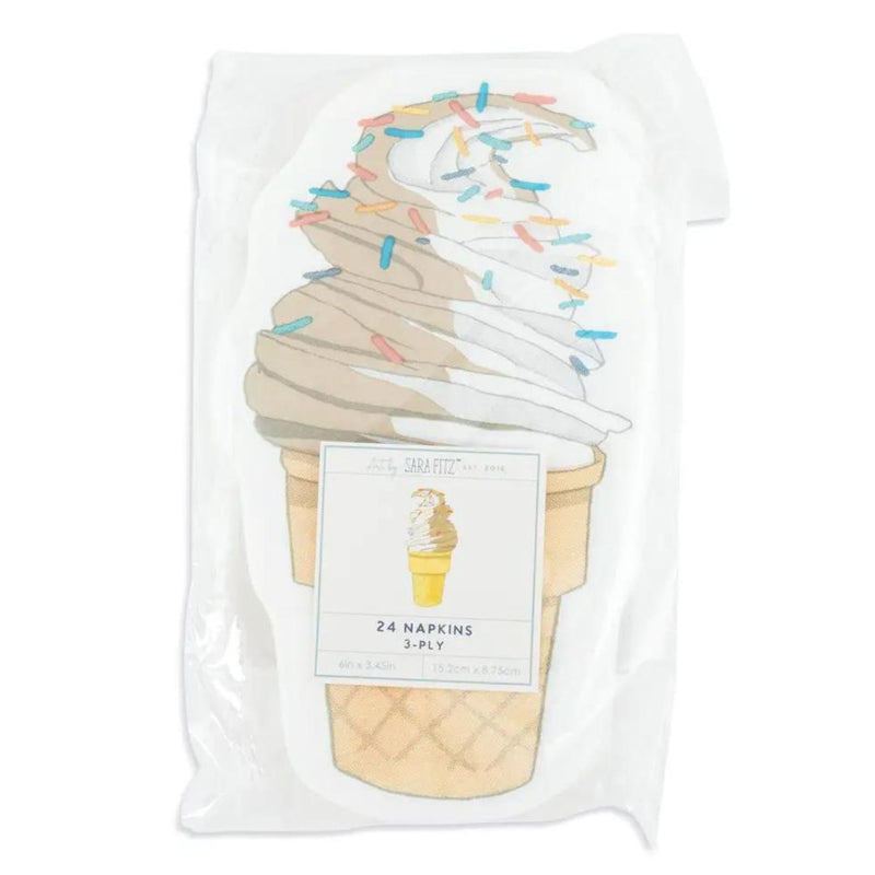 CRHM Soft Serve Party Napkins -  - Tea Towels & Napkins - Feliz Modern