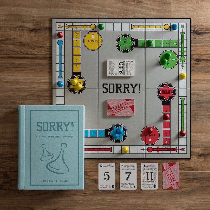WSGC Vintage Sorry! Game Bookshelf Edition -  - Games - Feliz Modern