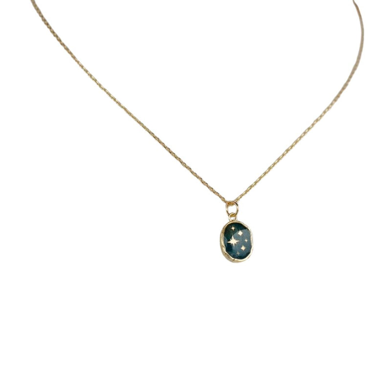 JLMS Apatite Stars Necklace -  - Necklaces - Feliz Modern