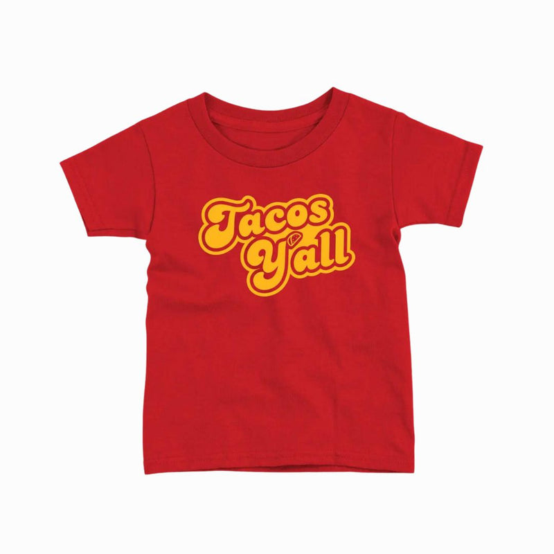 QRIC Tacos Y'all Toddler Shirt - 2T - Babies & Kids - Feliz Modern