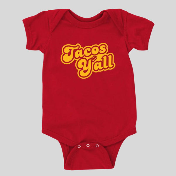 QRIC Tacos Y'all Onesie - 18M - Babies & Kids - Feliz Modern