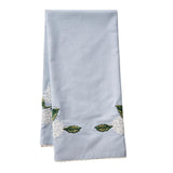 RPC Embroidered Hydrangea Tea Towel -  - Tea Towels & Napkins - Feliz Modern