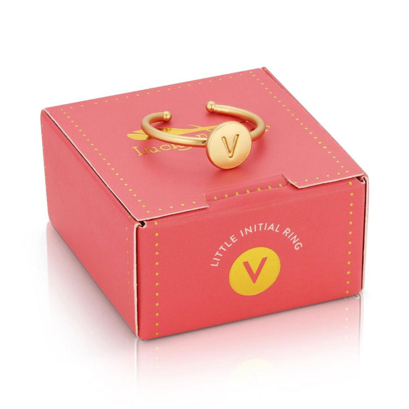 LFTH Initial Ring - V - Accessory - Feliz Modern