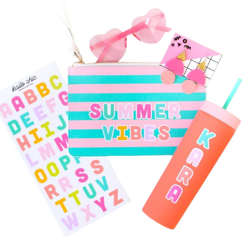 KAC Rainbow Vinyl Letters -  - Stickers - Feliz Modern