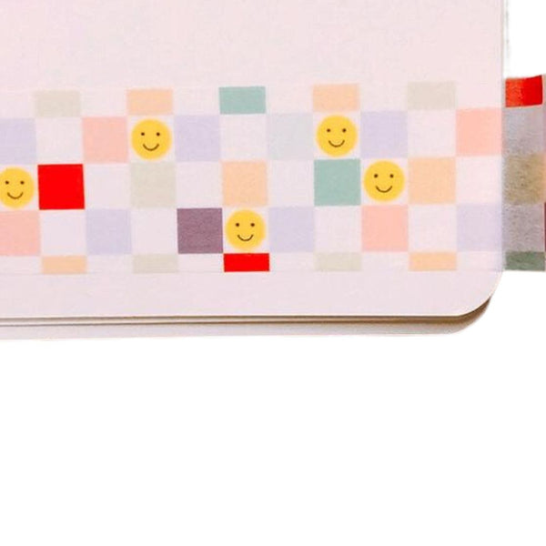 ILOE Checkers & Happy Faces Washi Tape -  - Office & Stationery - Feliz Modern