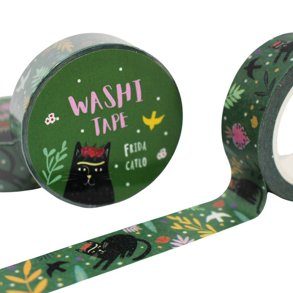 NKI Frida Catlo Cat Washi Tape -  - Office & Stationery - Feliz Modern