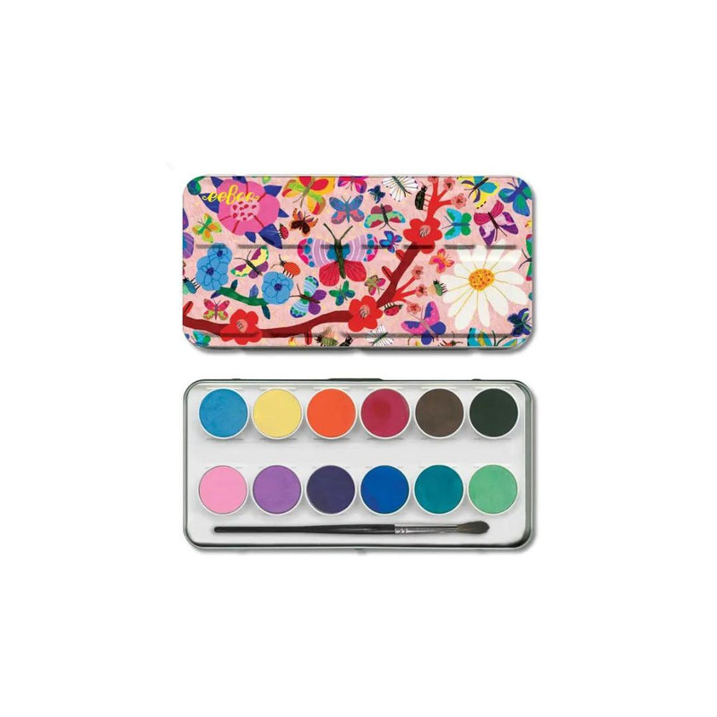 EBOO Butterflies Watercolors Tin -  - Arts & Crafts - Feliz Modern