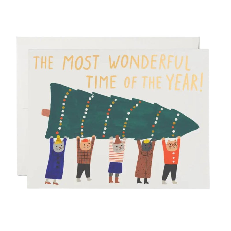 RCC Christmas Kitties Card -  - Cards - Feliz Modern