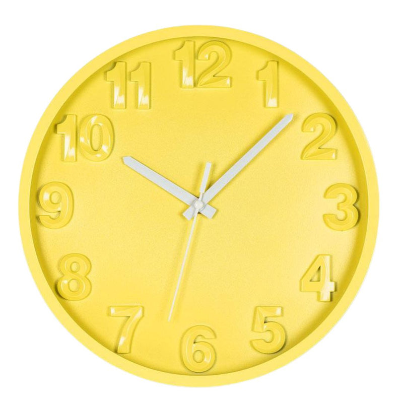 ABTT Yellow Wall Clock - - Decor Objects - Feliz Modern