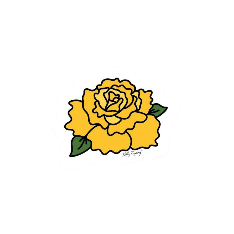 KRE* Yellow Rose Sticker -  - Stickers - Feliz Modern