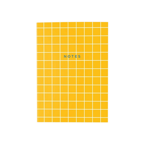 MLLW Yellow Grid Notebook -  - Office & Stationery - Feliz Modern