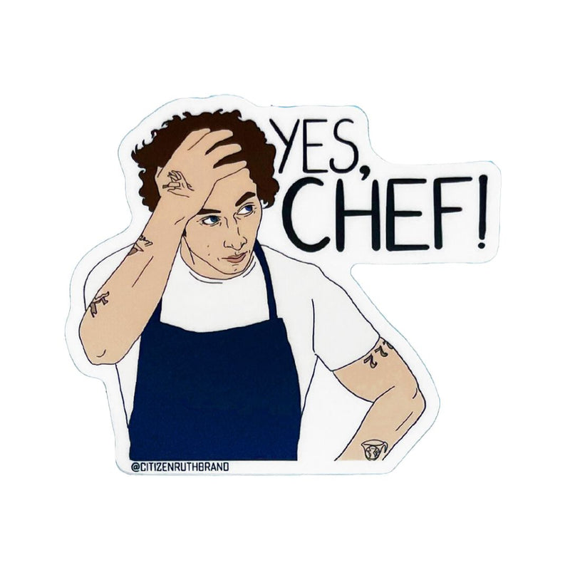 CTR Yes, Chef Sticker -  - Stickers - Feliz Modern