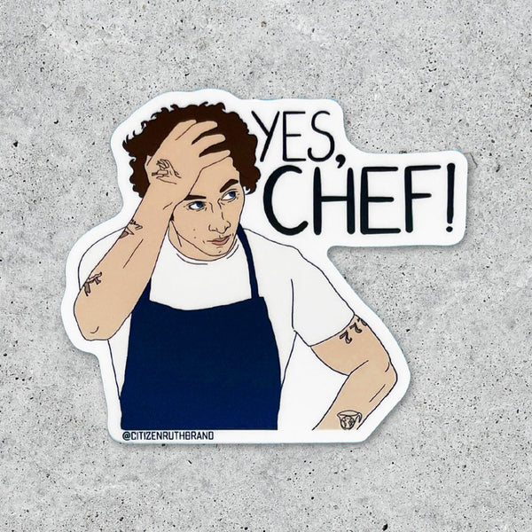 CTR Yes, Chef Sticker -  - Stickers - Feliz Modern