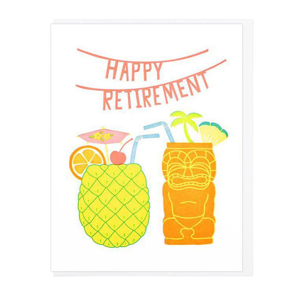 LHPE* happy retirement cocktails card -  - Cards - Feliz Modern