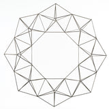 ACD* Wire Geo Wreath  (curbside only, no shipping) -  - Decor Objects - Feliz Modern