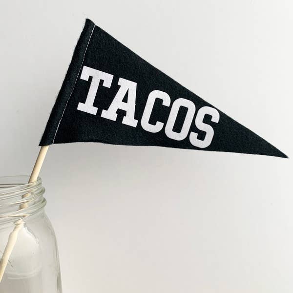 FCSCE Tacos Mini Pennant -  - Decor Objects - Feliz Modern
