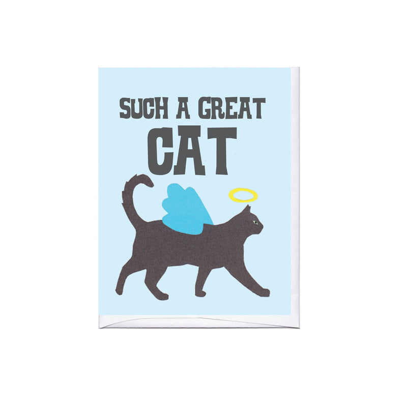 LFGE* Angel Cat Card -  - Cards - Feliz Modern