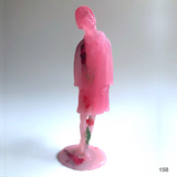 JNK Flower Power Pose Sculptures - Translucent Pink 158 - Art - Feliz Modern