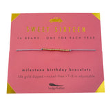 LFTH Milestone Birthday Bracelet - Sweet Sixteen - Bracelets - Feliz Modern